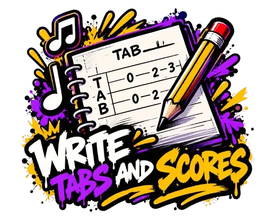 Write tabs and scores